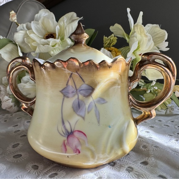 SOLD>>>Vintage Nippon Sugar and cream set - Picture 3 of 7